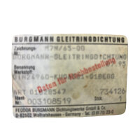 Burgmann M7N/65 Gleitringdichtung 65mm Q1BEGG Ident. 01028547 003108519 NEU OVP