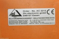 IFM electronic AC 2212 Isolationsüberwachungsgerät AC2212