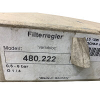 EWO variobloc Filterregler 480.222 Filterdruckminderer G...