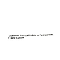 510210 Zweiarmiger Glasfaser-Lichtleiter