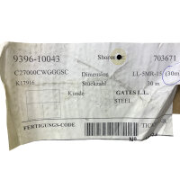 Gates LL-5MR-15 Zahnriemen 30m Rolle C27000CWGGGSC