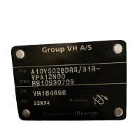 Rexroth A10VS028DRG/31R-VPA12N00 R902547894 Hochdruckpumpe Kolbenpumpe