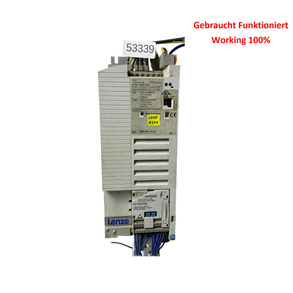 Lenze E82EV552_4C240 Frequenzumrichter 13141977 5,5 kw 8200 vector