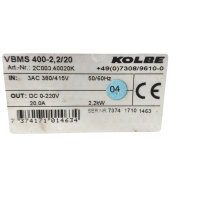 KOLBE VBMS 400-2,2 Sanftstarter