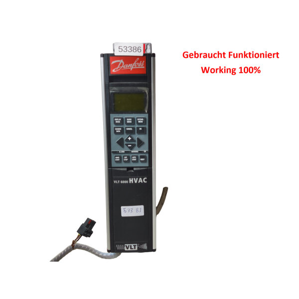 Danfoss VLT6005H14B20STR300F00A00C0 178B2007 Frequenzumrichter 5,2KVA