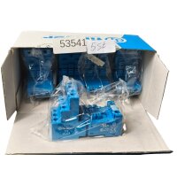 SET Inhalt 5 Stück!!! Finder 92.03 Relaissockel Blau...