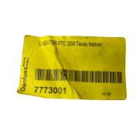 Danfoss 7773001 C-HEATER PTC 35W Kabelset