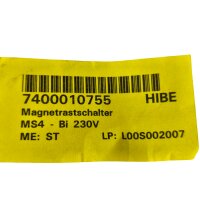 PINTSCH MS4/BI 210406 Magnetrastschalter 230V