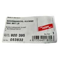SET Inhalt 2 Stück!!! DEHN SAK BXT LR 920395 053832...