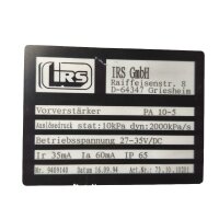 IRS PA 10-5 Vorverstärker