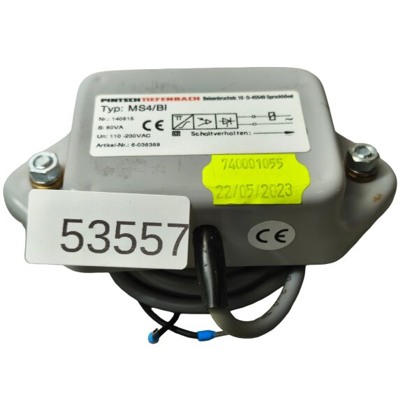 PINTSCH MS4/BI 6-038389 Magnetrastschalter MS4-Bi 230V 7400010755
