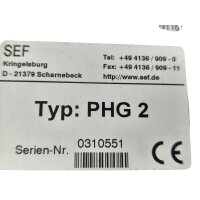 SEF PHG 2 Roboter Teachpanel
