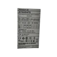 Schneider Electric Altistart 22 ATS22D47Q Sanftstarter