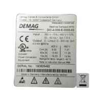 DEMAG DIC-4-009-E-0000-03 Frequenzumrichter Inverter 4,0 KW