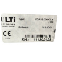 LUST LTI CDA32.006,C1.4,H09 Frequenzumrichter Servoregler 1,1kW 230V Umrichter