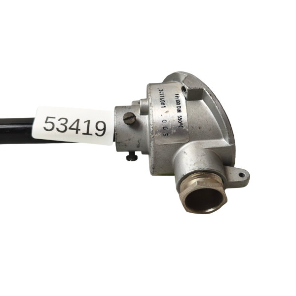 Pt100 Temperatursensor Widerstandsthermometer DIN bis 550°C Industrie Fühler-Ohne Deckel