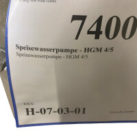 KSB HGM 4/5 Speisewasserpumpe Pumpe