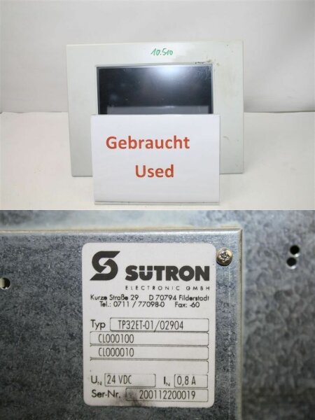 sütron TP 32  TP32ET-01 02904 operatorpanel