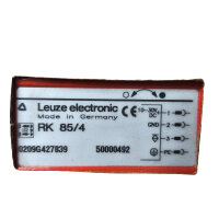 Leuze electronic RK 854  Reflexions-Lichtschranke 50000492 Optosensor