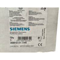 Siemens 3SB18 01-7AN  Gekapselter Drucktaster Pushbutton station
