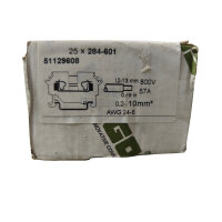 WAGO 284-601 2-Leiter-Durchgangsklemme 51129608