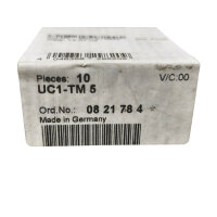 Phoenix Contact 0821784 UC1-TM 5 Klemmenmarker Klemmenmarkierung 10 Stück OVP