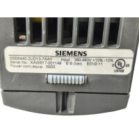SIEMENS 6SE6440-2UD13-7AA1 + Frequenzumrichter MICROMASTER 440