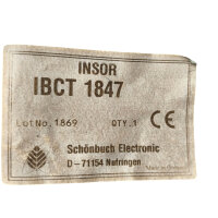 Schönbuch Electronic INSOR IBCT 1847 Induktiver Sensor Näherungsschalter
