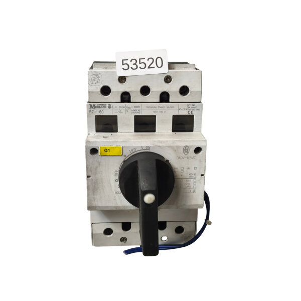 Moeller P7-160 Switch Disconnector DAOV-NZM7 Main Switch