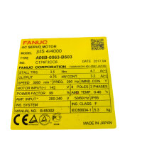 FANUC A06B-0063-B503 AC Servomotor