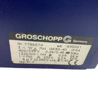 GROSCHOPP IGK80-40 Getriebemotor WK 1695001