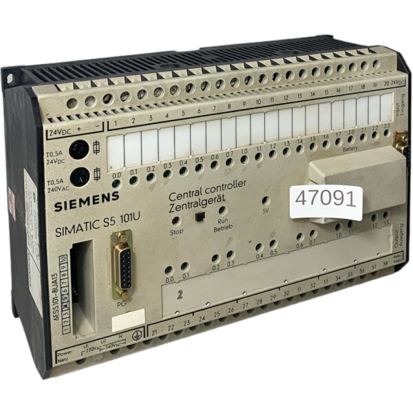 Siemens SIMATIC S5-101U Speicherprogrammierbare Steuerung 6ES5101-8UA13