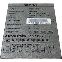 Siemens 6FC5114-0AB01-0AA1 Schaltnetzteil