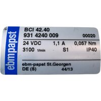 Kabel getrennt!!! ebmpapst BCI 42.20 Getriebemotor