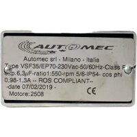 Automec VSF35/EP70-230Vac-50/60Hz-Class F Getriebemotor...