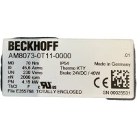 Beckhoff AM8073-0T11-0000 Servo-Getriebemotor AG2300-SP...
