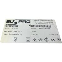 ELSPRO REMSCHEID 500VA 230V/24V 2x16/2 MCB...