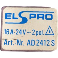 ELSPRO REMSCHEID 500VA 230V/24V 2x16/2 MCB Sicherheitstransformator