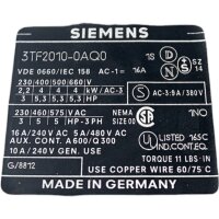 Siemens 3TF2010-0AQ0 Schütz