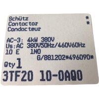 Siemens 3TF2010-0AQ0 Schütz