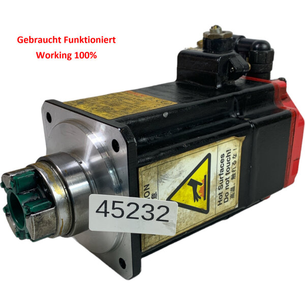 Fanuc ßiS 4/4000 AC-Servomotor A06B-0063-B103 0,75 kW mit Encoder ßiA128