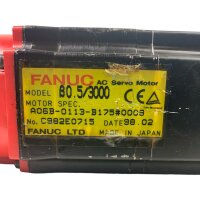 Fanuc ß0.5/3000 AC-Servomotor A06B-0113-B175#000B