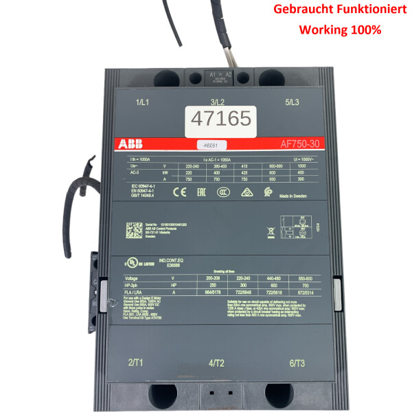 ABB AF750-30 Schütz