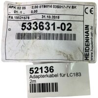 Heidenhain 533631-02 Adapterkabel 0TB014 03S017-7V BK