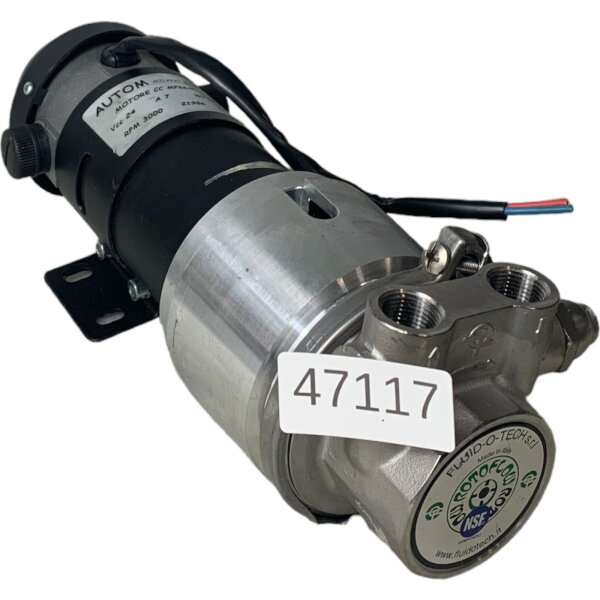 Fluid-o-Tech MP66/FL Rotationspumpe 24V 3000U/min
