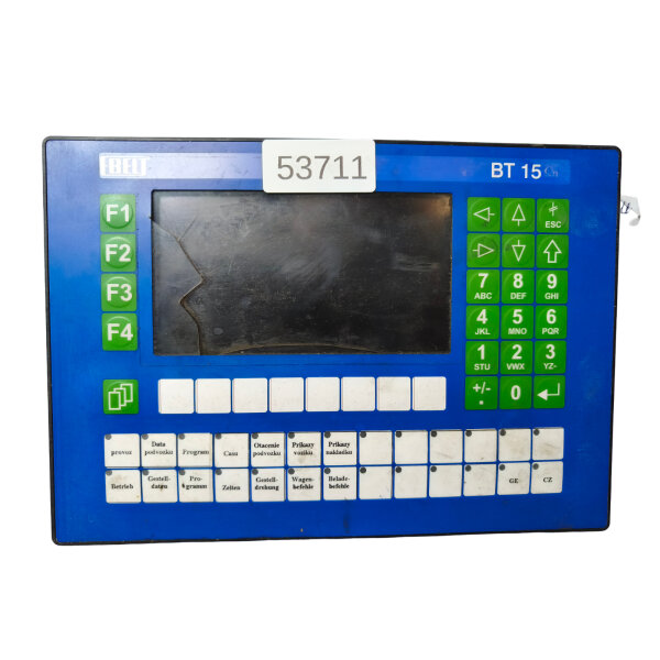 Displayglas beschädigt!!! Ebelt BT 15-CFL Bedienpanel T1500101xx HMI Touch Terminal Steuerung
