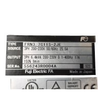 Fuji Electric FRENIC 5000G11 Frequenzumrichter FRN3.7G11S-2JE