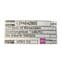 G.Bee CZP-Modul mit Mikroschaltern CZPASAZBEE...