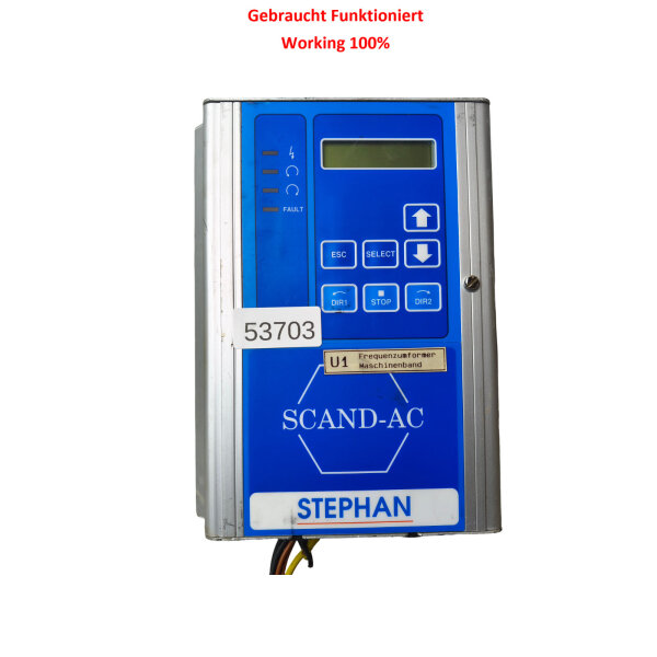 Stephan SCAND-AC Frequency Inverter Frequenzumrichter SL 1200-1 1.21-7794