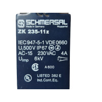 Schmersal ZK 235-11z Positionsschalter mit Rollenhebel